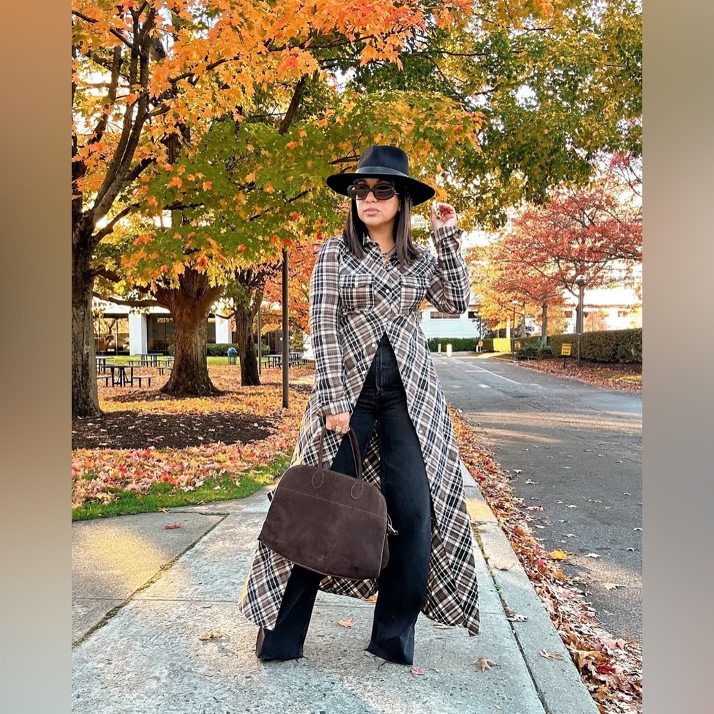 ZARA Plaid Shirt Dress ZARA 9282/060/121 194/020 - Picture 12 of 17